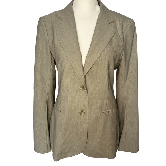Theory Designer Blazer Gray Brown Women's Size 8 - Picture 1 of 7